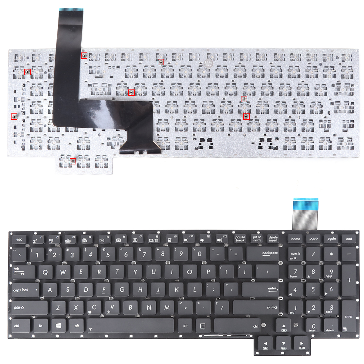 Picture of New Replacement Laptop Keyboard For Asus G750JH G750JM G750JS G750JZ BLACK WIN8 (without FRAME) US Layout